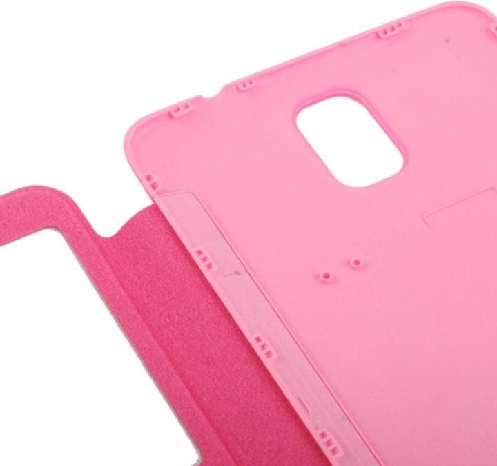 Produktbild König Design Handyhülle Tasche Flipcover mit Fenster für Samsung Note 3 / N9000 (Samsung Galaxy Note 3 N9000, Samsung Galaxy Note 3)