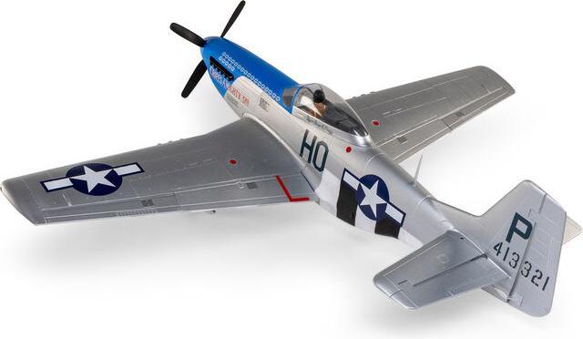 Produktbild E-Flite P-51D Mustang 1200mm Elektromotor Warbird BNF Basic inkl. AS3X und SAFE (Warbird)