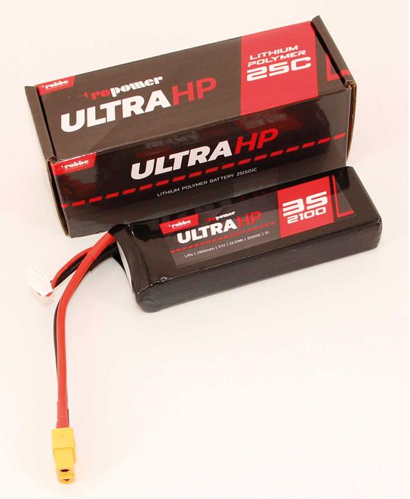 Immagine prodotto Robbe Modello sport RO-POWER ULTRA HP 2100MAH 11,1 VOLT 3S 25(50)C LIPO AKKU (11.10 V, 2100 mAh)