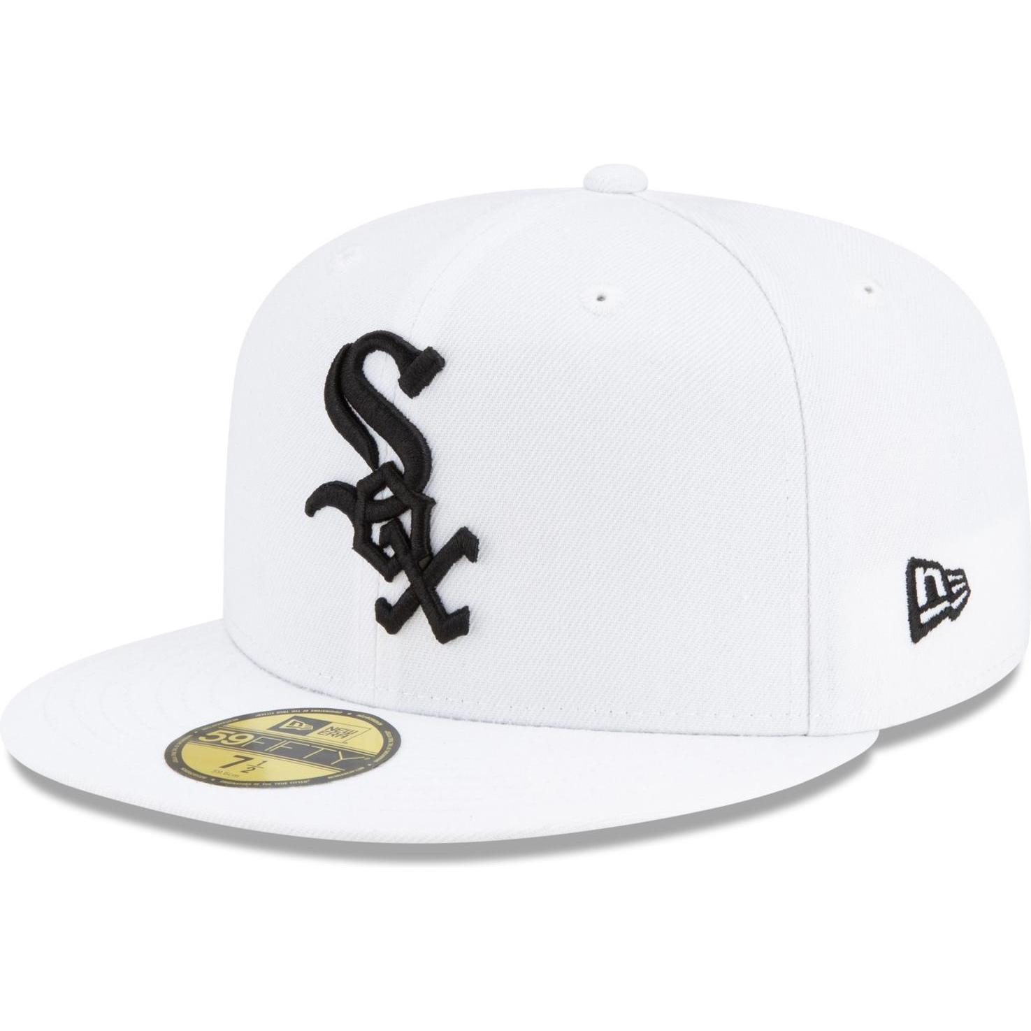 New Era, Herren, Cap, 59Fifty Cap CHAMPIONS 2005 Chicago White Sox - 6 7/8, Weiss, (6 7/8)