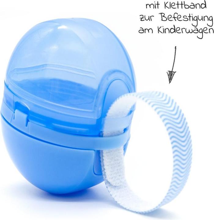 Produktbild MiaMia Schnullerboxen Schnullerbox Duo - Blau (1 x)