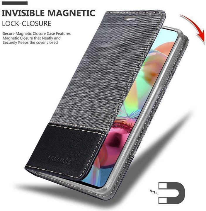Produktbild Cadorabo Book Jeans Optik Cover (Samsung Galaxy A71 5G)