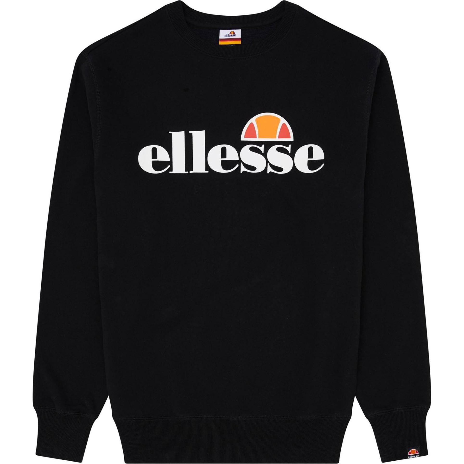 Ellesse, Herren, Pullover, Sweatshirt Casual Bequem sitzend, Schwarz, (4XL)