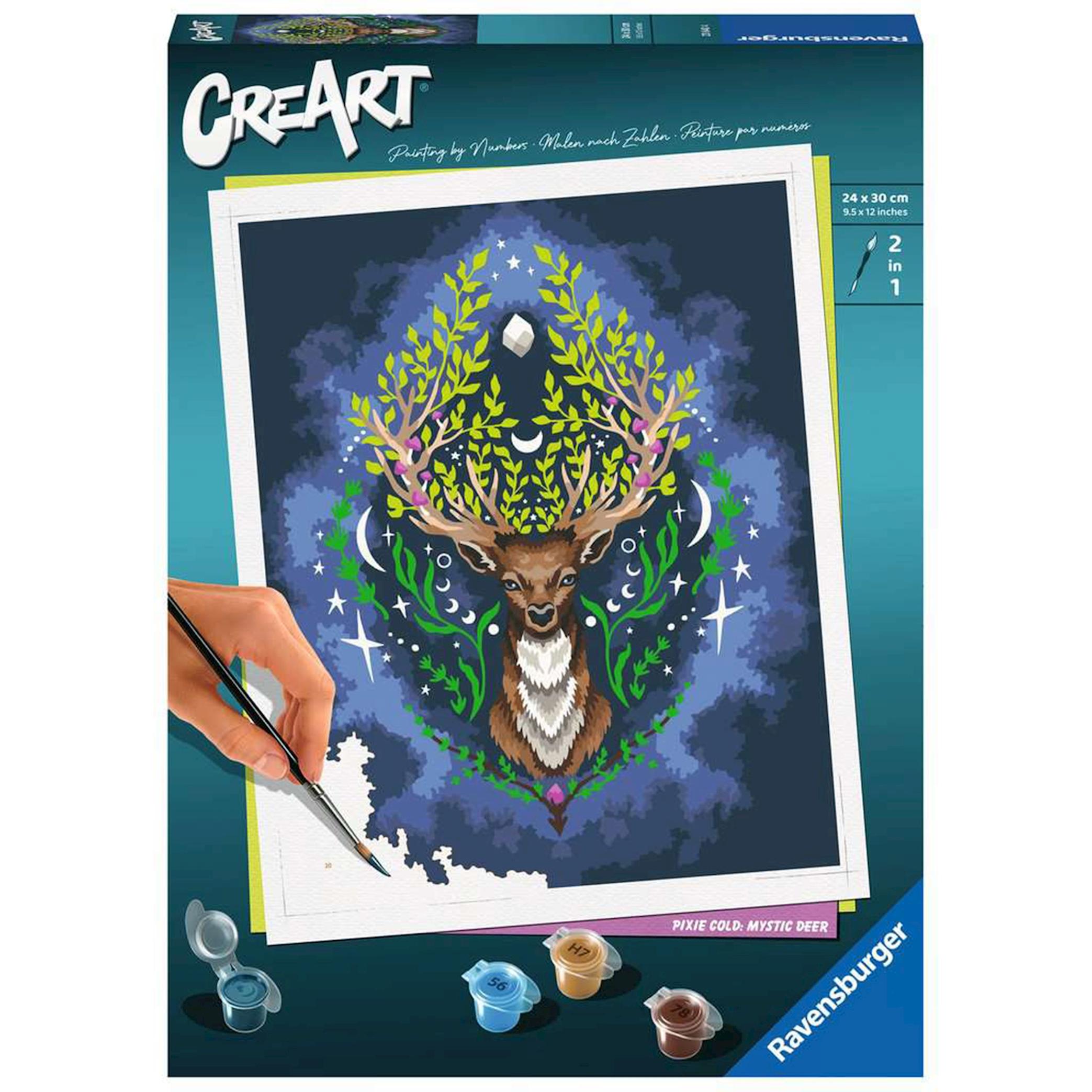 Thumbnail - Ravensburger CreArt Pixie Cold Mystic Deer