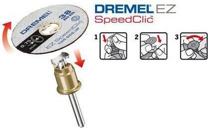 Produktbild Dremel EZ SpeedClic dünne Präzisionstrennscheiben Ø 38,0 mm (5 Stück)