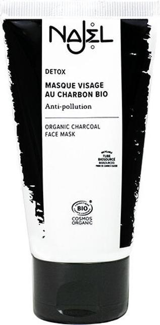 Actual product image Najel Masque Visage Charbon Organic (75 ml)