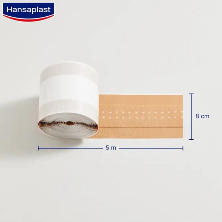 Actual product image Hansaplast Classic 5 m x 8 cm plaster, 1 pc. plaster (1x)