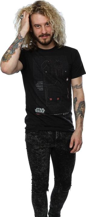 Produktbild Star Wars Rogue One K2SO Schematic TShirt (M)