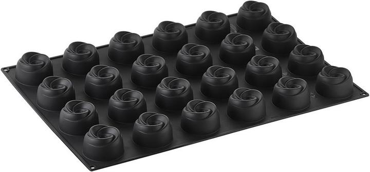 Produktbild Pavoni Rosen Silikonbackform 24 Küchlein (7 cm)
