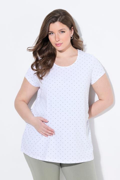 Produktbild Ulla Popken Bellieva-T-Shirts, 2er-Pack, Kurzarm, seitl. Raffung, GOTS (58)