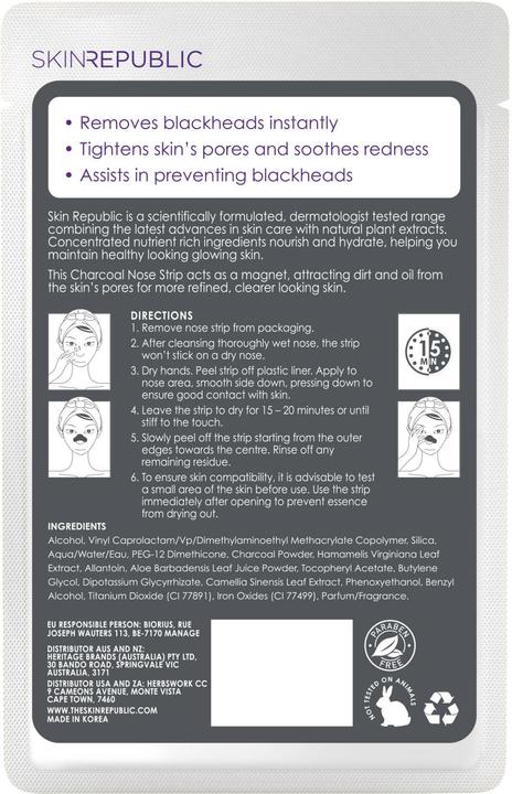 Actual product image Skin Republic Charcoal Nose Strips
