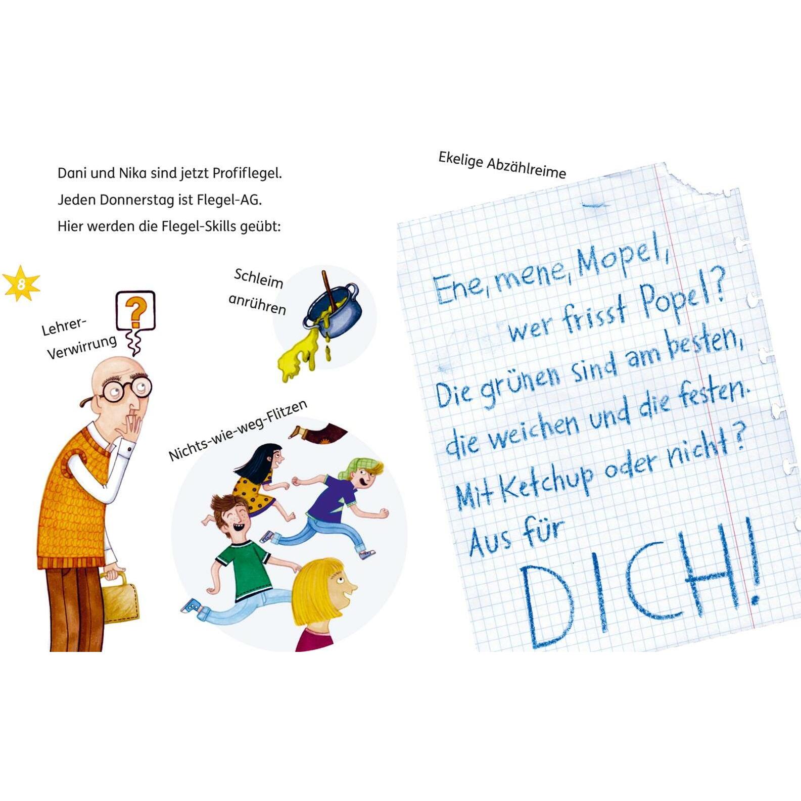Thumbnail - Die Flegel-AG: Krass nass!, Kinderbücher von Sabine Mielke, Jasmin Schaudinn