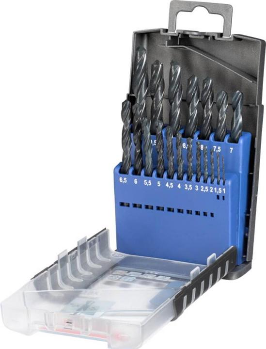 Produktbild kwb Spiralbohrer Set 19-teilig (1 mm, 1.5 mm, 10 mm, 2 mm, 2.5 mm, 3 mm, 3.5 mm, 4 mm, 4.5 mm, 5 mm, 5.5 mm, 6 mm, 6.5 mm, 7 mm, 7.5 mm, 8 mm, 8.5 mm, 9 mm, 9.5 mm)