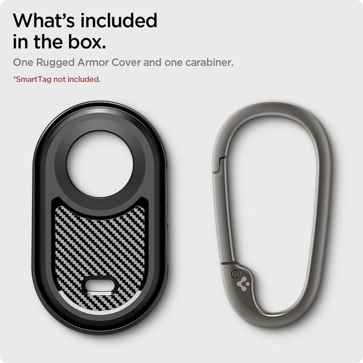 Immagine prodotto Spigen Custodia Rugged Armor per Samsung Galaxy SmartTag 2 - nero opaco (Android)