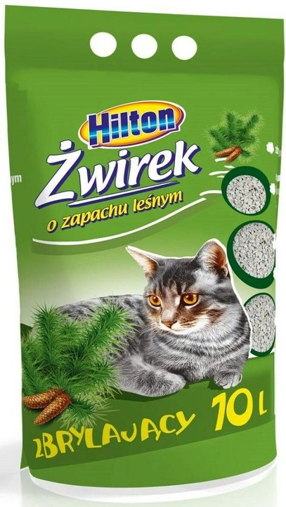 Produktbild Hilton Bentonit klumpendes Waldkatzenstreu - 10 l (Schnell absorbierend, Neutralisierend, Klumpend)