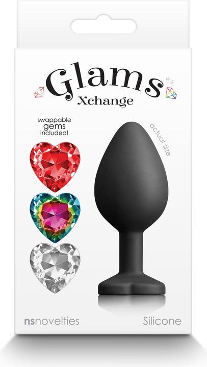Actual product image NS Novelties Glams Xchange Heart Gem - Medium