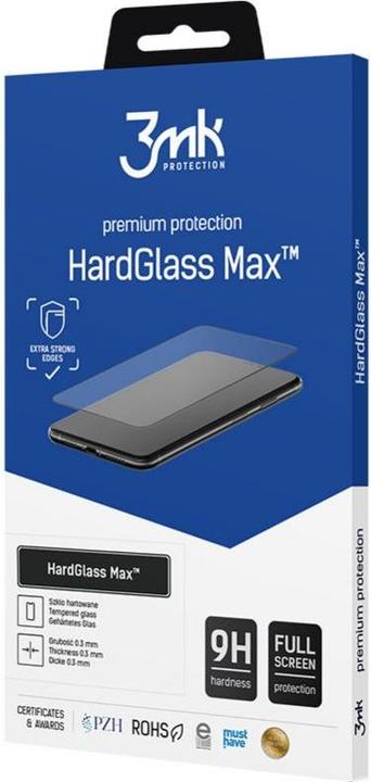 Produktbild 3MK HardGlass Max Displayschutz, Apple, iPhone XS, Tempered Glass, transparent/Schwarz (1 Stk., Apple iPhone XS)