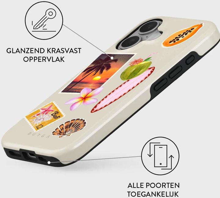 Actual product image Burga Tough Case Apple iPhone 16 - Sun Chaser (Apple iPhone 16)