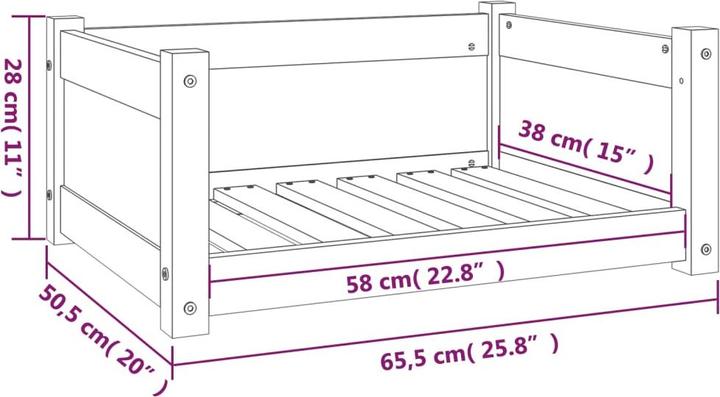 Image du produit vidaXL Hundebett (Chien)