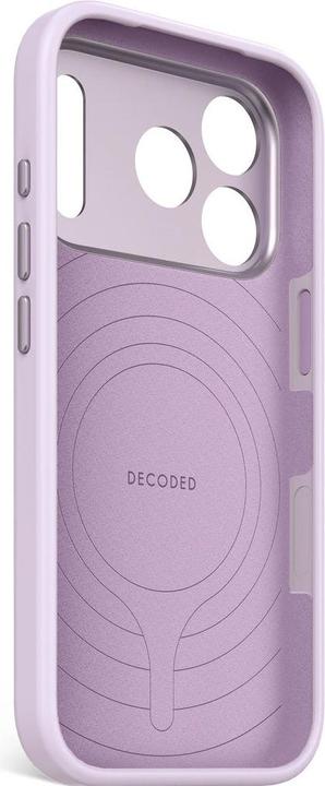 Actual product image Decoded Silicone Backcover Apple iPhone 17 Pro Lavender (Apple iPhone 17 Pro)