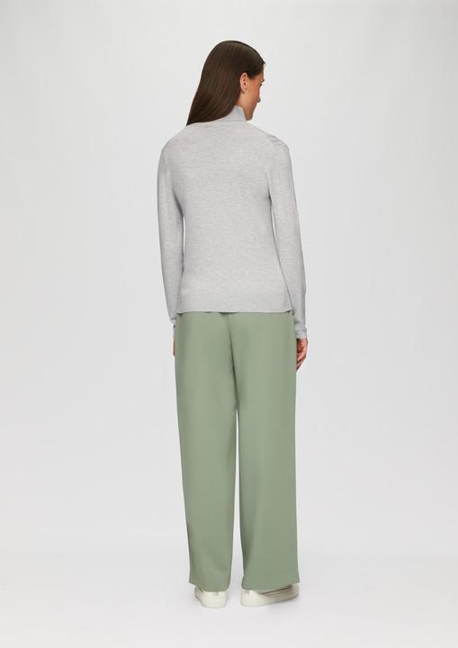 Produktbild s.Oliver Strickpullover Feiner Rollkragenpullover mit Ajour-Details (46)