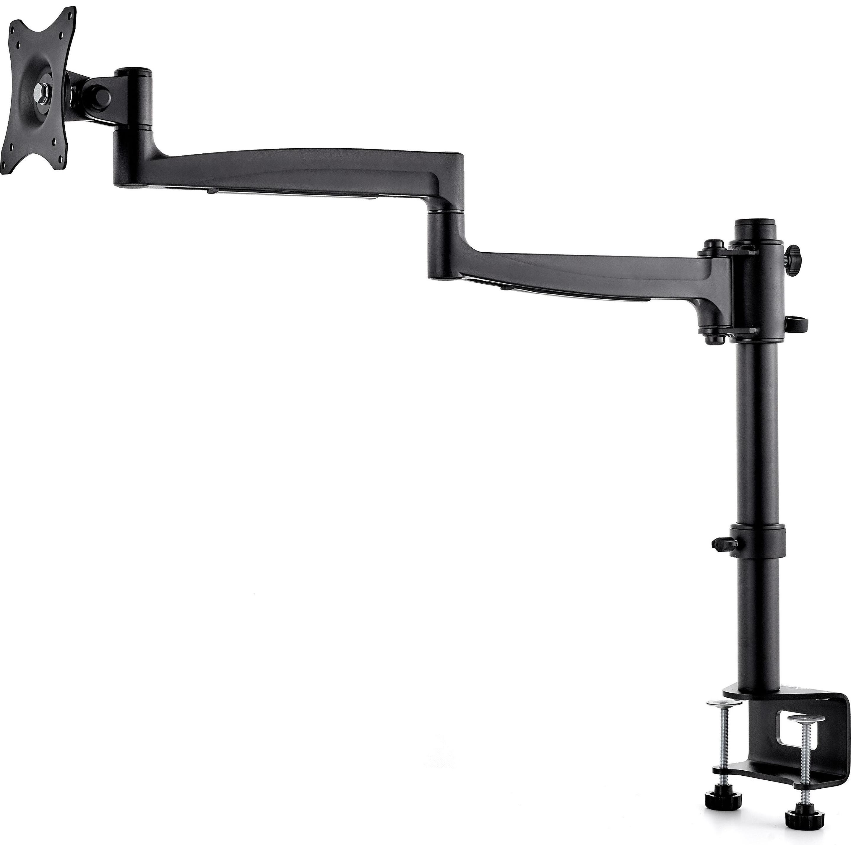 edbak Tischhalterung DM101 bis 10 kg – Schwarz (Tisch, 24"), Monitor Halterung, Schwarz