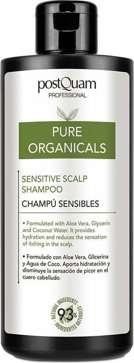 Postquam PURE ORGANICALS sensitive scalp shampoo 400ml (400 ml, Flüssiges Shampoo)