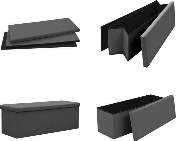 Produktbild vidaXL Bank mit Stauraum (110 cm)