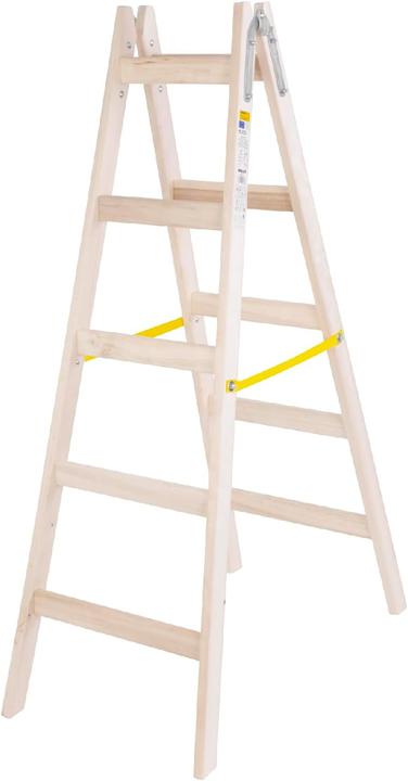 Produktbild Strend pro Holz-Klappleiter (Trittleiter, Klapptritt, 156 cm)