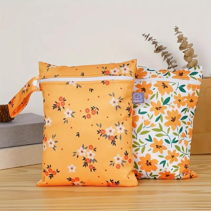 Actual product image ASMI 2 Stück Wetbag Windeltasche Set 19x25 cm