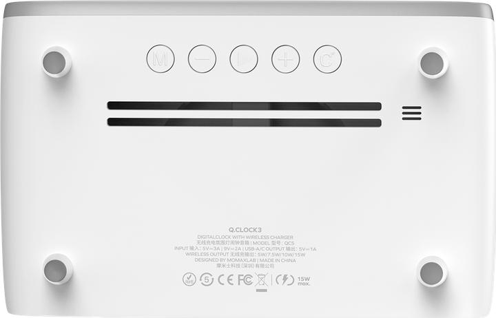 Produktbild Momax Q.Clock 5 Digital Clock with Wireless Charging