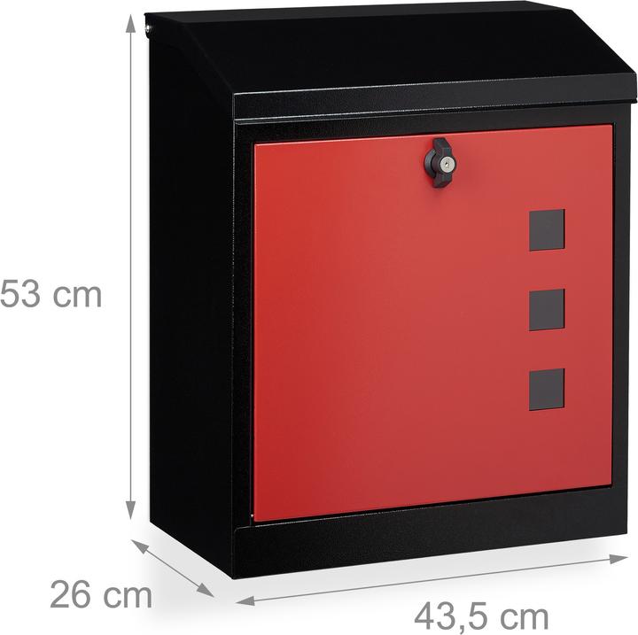 Actual product image Relaxdays Mailbox