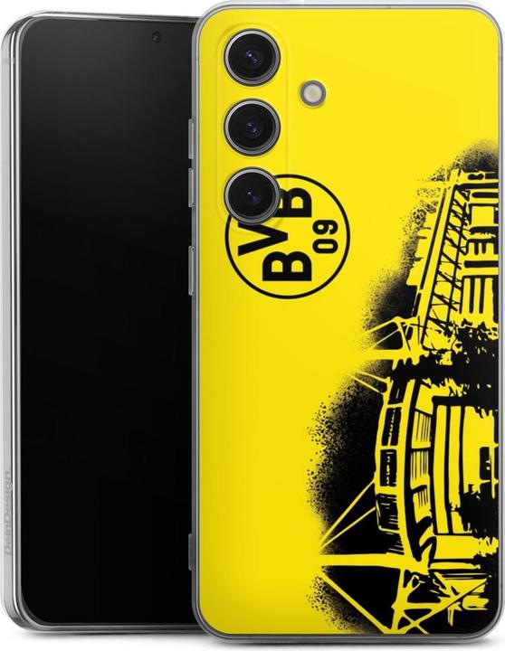 Produktbild DeinDesign Silikon Hülle für Samsung Galaxy S25 Handyhülle Case Smartphone Schutzhülle BVB Borussia Dortmund (Samsung Galaxy S25)