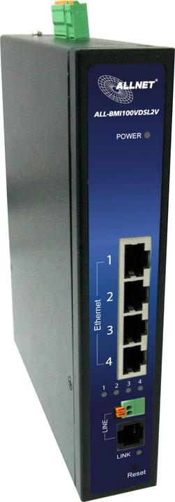 Produktbild Allnet 172755. Maximale Datenübertragungsrate: 100 Mbit/s. Schnittstellentyp Ethernet-LAN: Schnelles Ethern