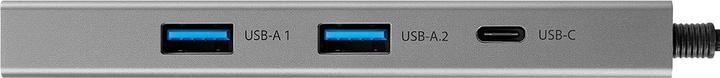 Actual product image Fuj Tek 8-in-1 USB-C Hub, 100W PD (USB-C, 8 ports)