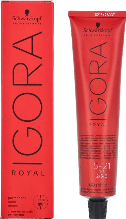 Produktbild Schwarzkopf Igora Royal - 5-21 Hellbraun Asch Cendré (Braun, Grau)