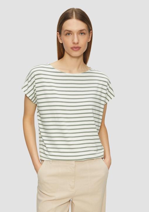 Produktbild S.Oliver T-Shirt Elastisches T-Shirt aus Viskosestretch im Relaxed Fit (40)