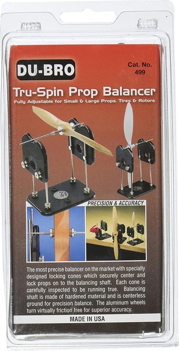 Actual product image Du-Bro Tru-Spin Prop Balancer