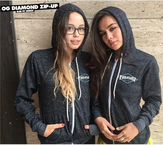 Image du produit Thrasher Capuche zippée OG Diamond Logo (L)
