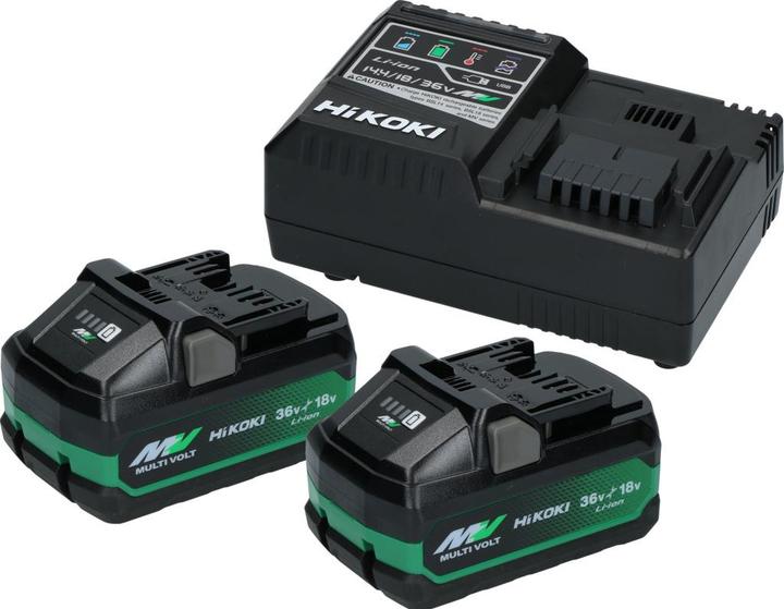 Produktbild Hikoki NETZWERK-LADEGERÄT + BATTERIEN UC18YSL3 WHZ (18 V)