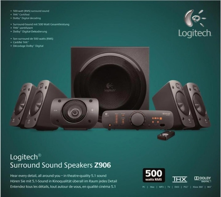 Actual product image Logitech Z906