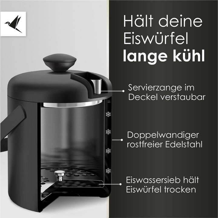 Beyond Eiswürfelbehälter mit Deckel und Zange