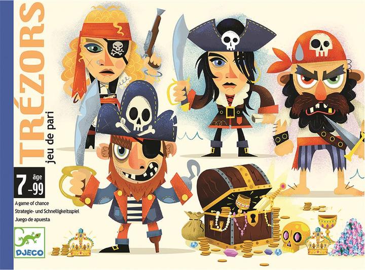 Djeco Card game Trézors (Italian, English, German, French)