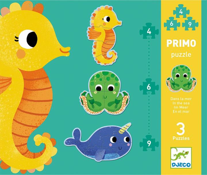 Produktbild Djeco Erstes Puzzle Im Meer (19 Teile)