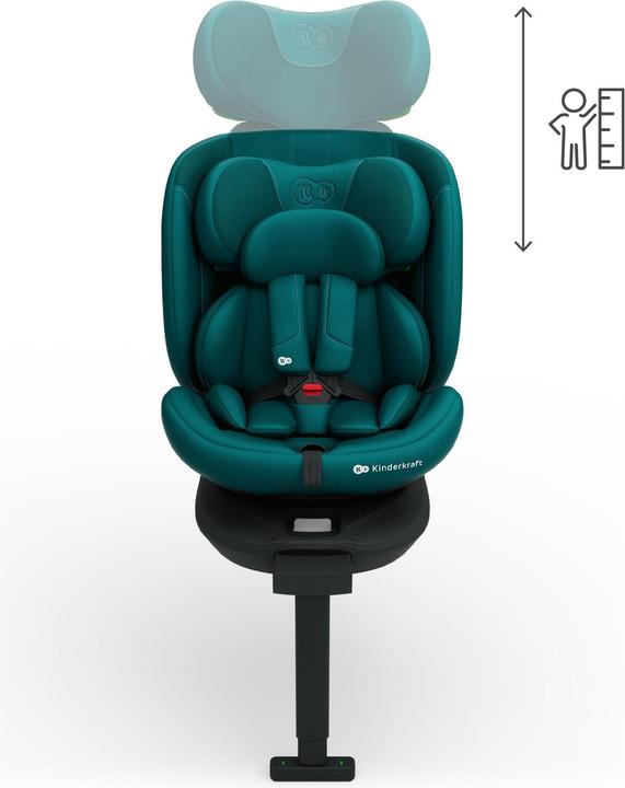 Produktbild KinderKraft Autositz I-360 2 PLUS i-SIZE 40-150cm Grün (Kindersitz, ECE R129/i-Size Norm)