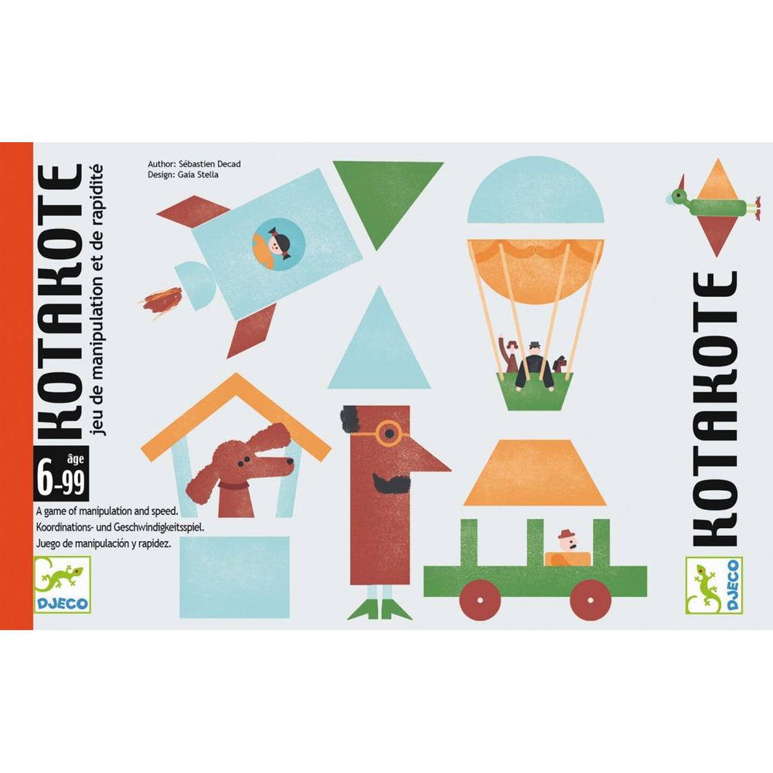 Djeco Kartenspiel Kotakote (Deutsch, Französisch, Italienisch, Englisch)