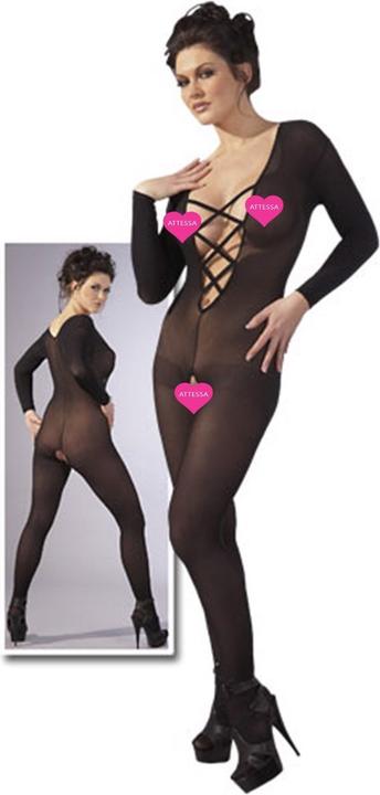 Mandy Mystery Catsuit mit Bändern "Delia" (S, M)