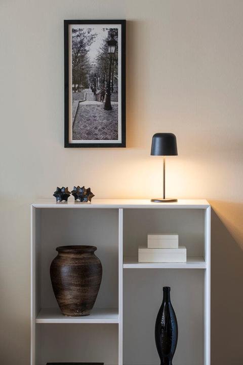 Produktbild Konstsmide Akku-Tischleuchte Biot LED 2200/2700K, Dimmbar - Schwarz (120 lm)