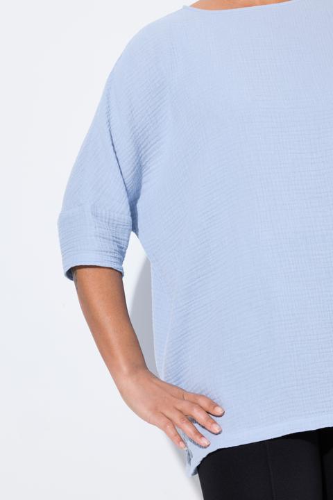 Immagine prodotto Miamoda Bluse, oversized, Musselin, 3/4-Ärmel (46, 48)