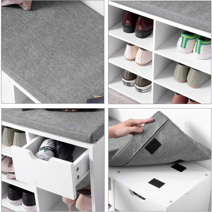 Actual product image Vasagle Shoe bench (104 x 30.50 x 48 cm)